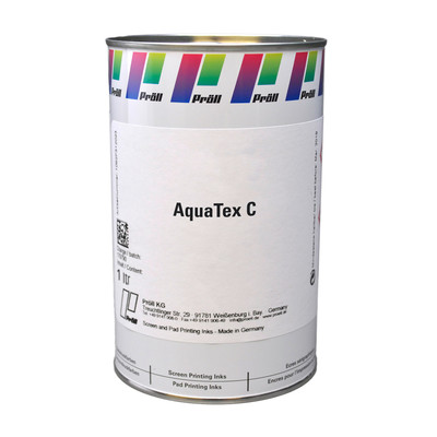 AQUA-TEX Siebdruckfarbe auf Wasserbasis verschiedene Farben und Mengen 